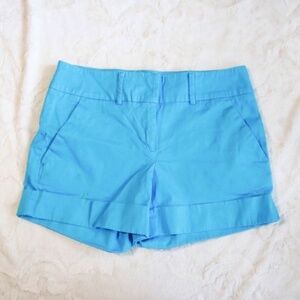 New York & Company Aqua Blue Shorts